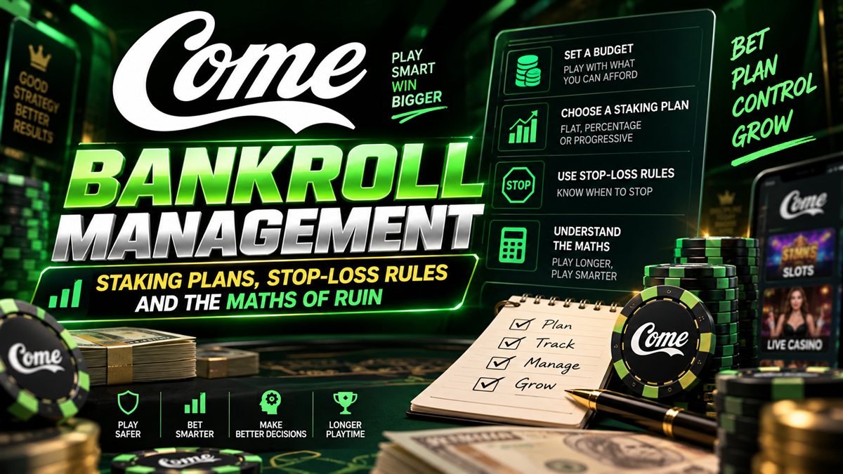 Bankroll management, staking plans and stop-loss rules guide